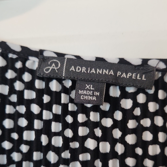 Adrianna Papell Black and White Blouse - Picture 2 of 5